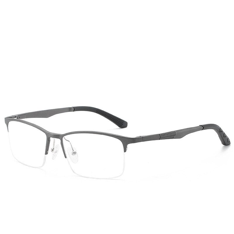 Hdcrafter Men's Full Rim Square Titanium Frames Eyeglasses P6333 Full Rim Hdcrafter Eyeglasses   