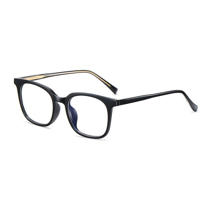Hotony Women's Full Rim Acetate Square Frame Eyeglasses 9013 Full Rim Hotony black  