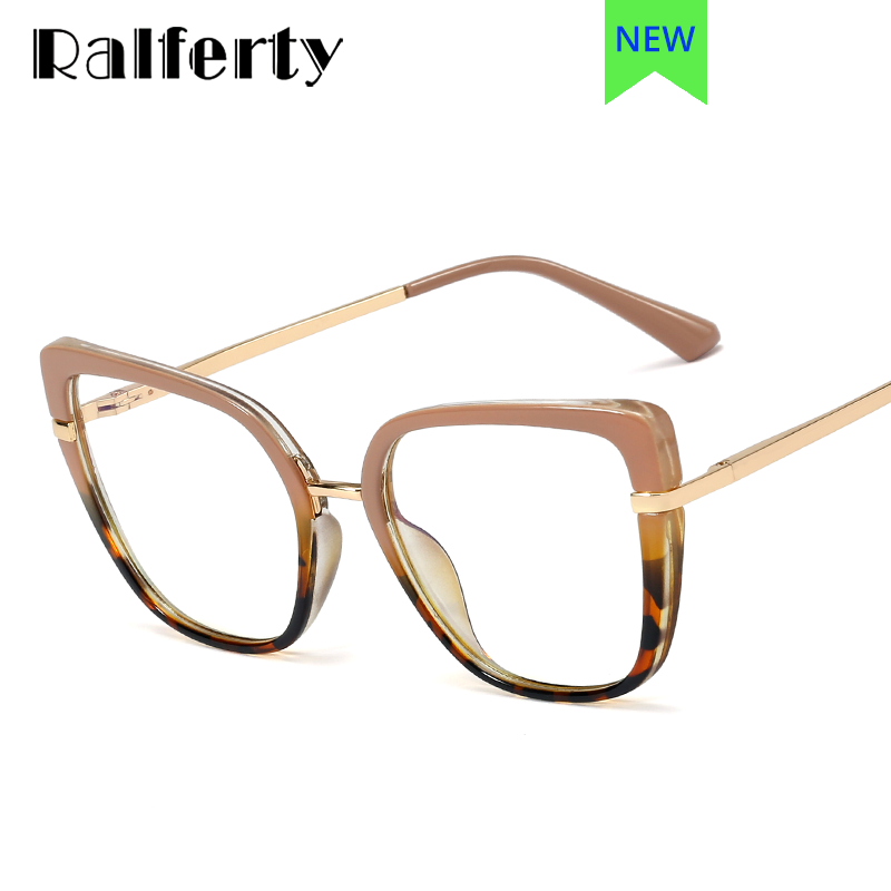 Ralferty Women's Eyeglasses TR90 Anti Blue Light F95280 Anti Blue Ralferty   