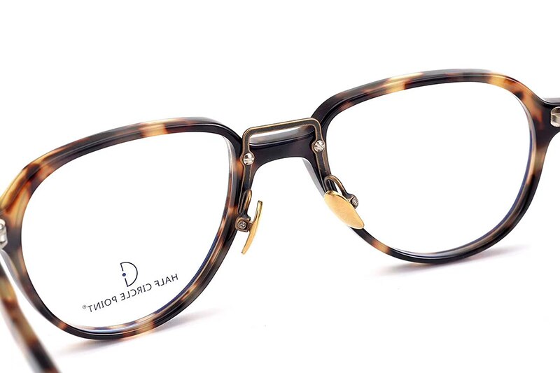 Aissuarvey Round Light Acetate Full Rim Double Bridge Frame Eyeglasses Full Rim Aissuarvey Eyeglasses   