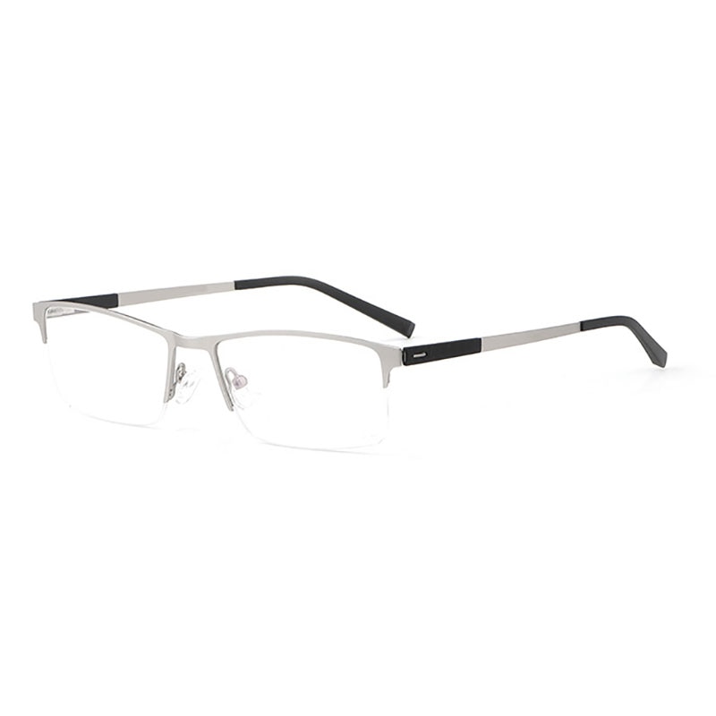 Hotochki Unisex Semi Rim Square Alloy Frame Eyeglasses 8839 Semi Rim Hotochki   