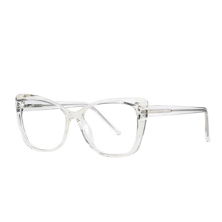 Women's Eyeglasses Acrylic Tr90 Cp Cat Eye Frame 2001 Frame Gmei Optical C2  