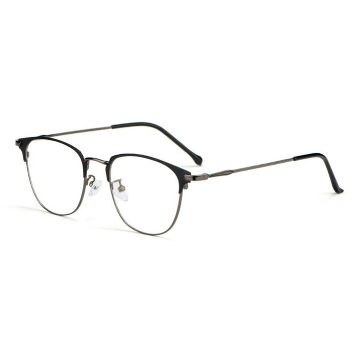 Hotochki Unisex Full Rim Alloy Frame Eyeglasses 3389 Full Rim Hotochki gray  