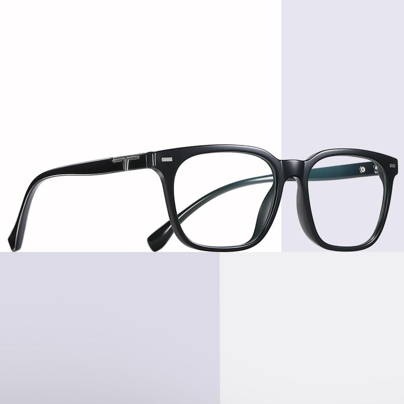 Reven Jate Men's Eyeglasses 6914 Tr-90 Plastic Spectacles Full Rim Full Rim Reven Jate   