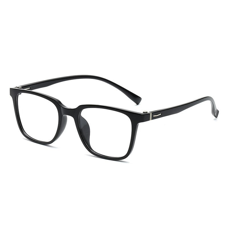 KatKani Unisex Full Rim TR 90 Resin Frame Eyeglasses 17120 Full Rim KatKani Eyeglasses Matte Black  