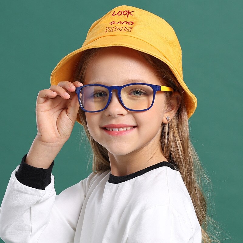 Yimaruili Unisex Children's Full Rim Silicone Frame Eyeglasses F891 Full Rim Yimaruili Eyeglasses   