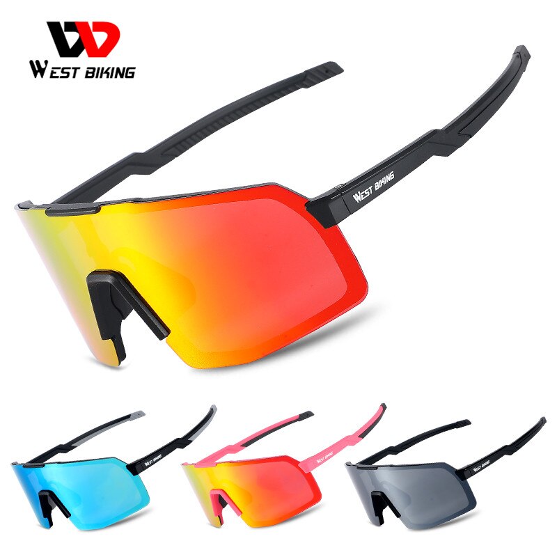 West Biking Unisex Semi Rim Acetate Acrylic Polarized Sport Sunglasses YP0703135 Sunglasses West Biking   