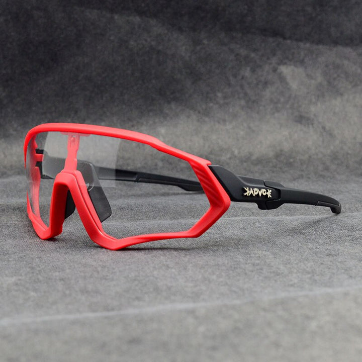 Kapvoe Unisex Full Rim Goggle Photochromic Cycling Sunglasses 9027 Sunglasses Kapvoe   