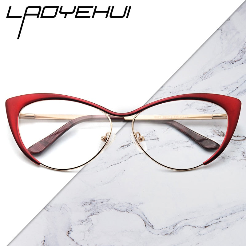 Laoyehui Women's Eyeglasses Cat Eye Reading Glasses 8077 Reading Glasses Laoyehui   