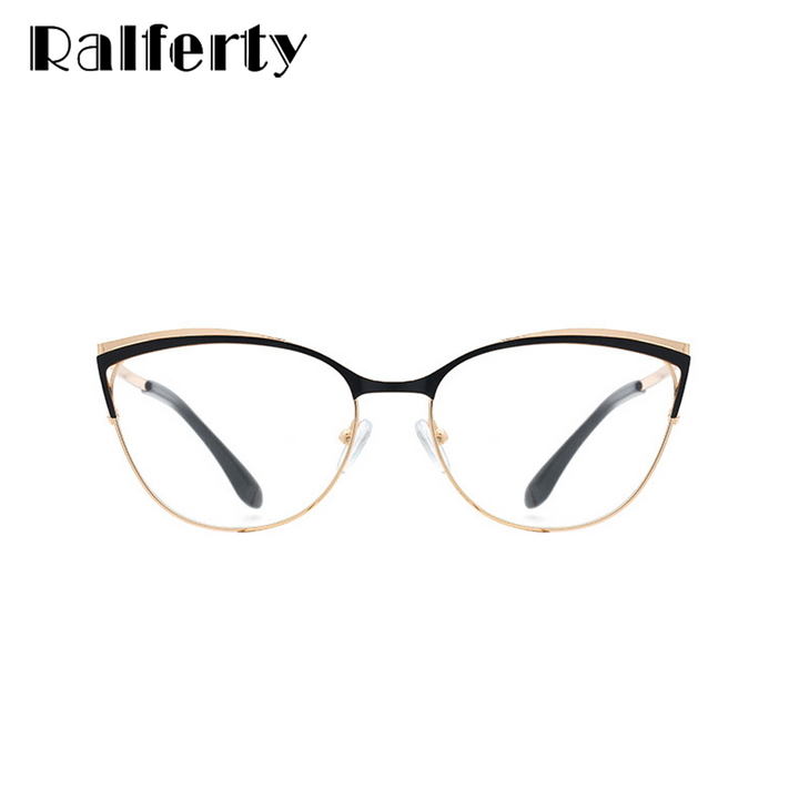 Ralferty Glasses Frame For Women Anti Blue Women's Glasses Decorative Cat Eye Frames Anti Blue Ralferty   