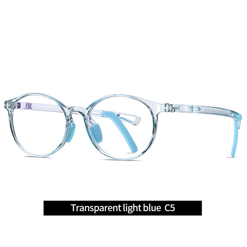 Reven Jate Kids' Eyeglasses 5108 Child Flexible Frame Reven Jate transparent blue  