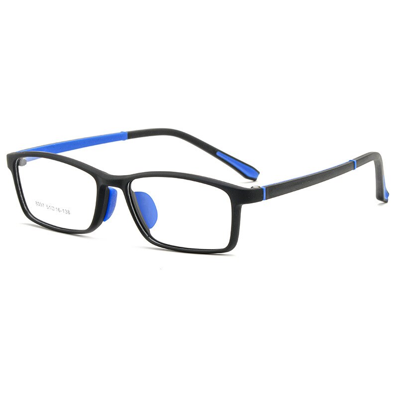 Aissuarvey Children's Rectangular Full Rim Sports Frame Unisex Eyeglasses 8097 Sport Eyewear Aissuarvey Eyeglasses Blue 1  