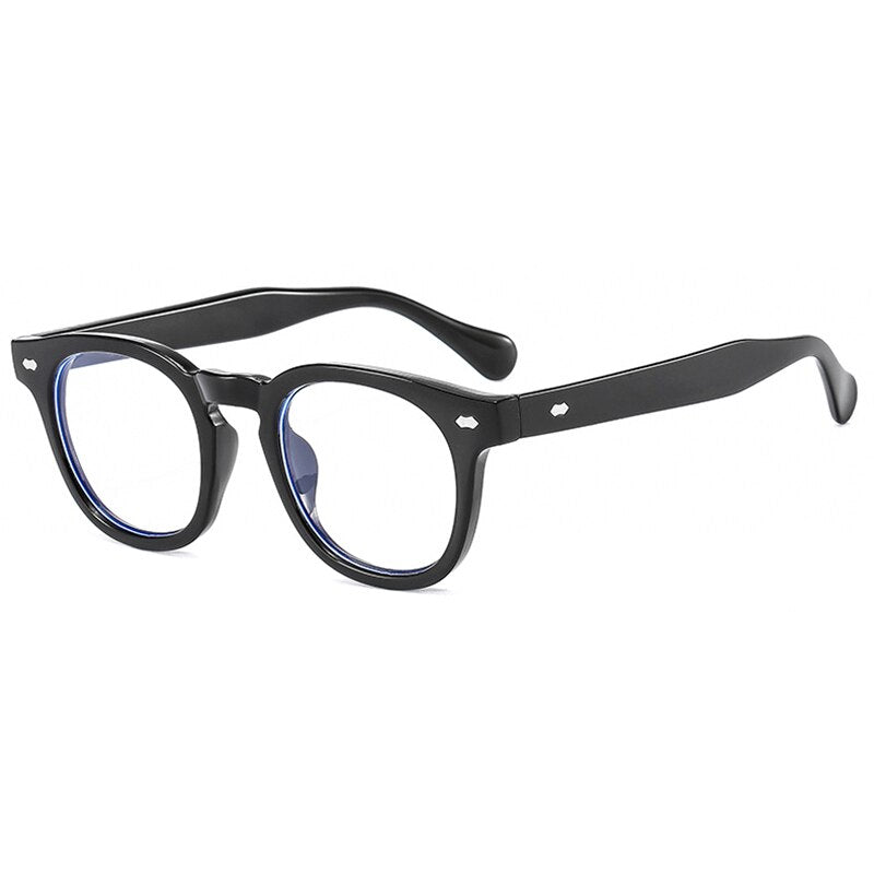 Hotochki Unisex Full Rim PC Plastic Resin Frame Eyeglasses 3505 Full Rim Hotochki black  
