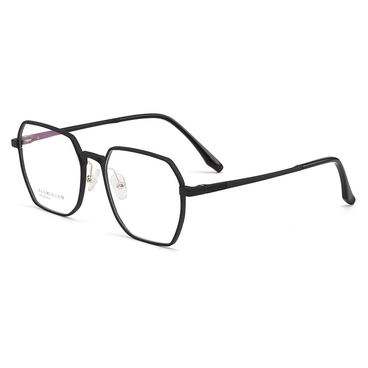 Men's Eyeglasses Hydronalium Frame With Spring Hinges Square Gf9001 Frame Gmei Optical C1  