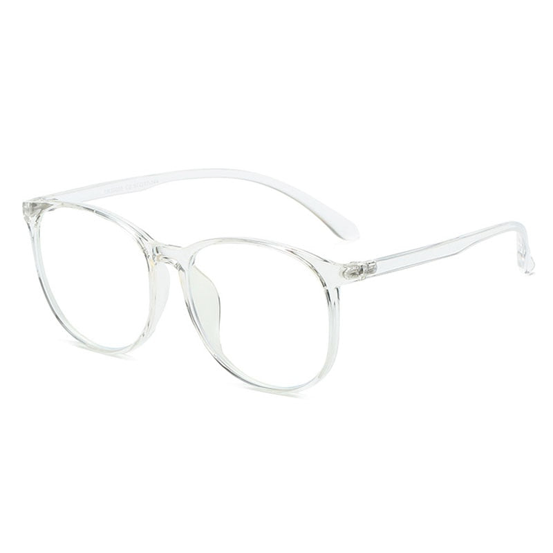 Hotony Unisex Full Rim  TR 90 Round Frame Eyeglasses 30005 Full Rim Hotony Transparent  