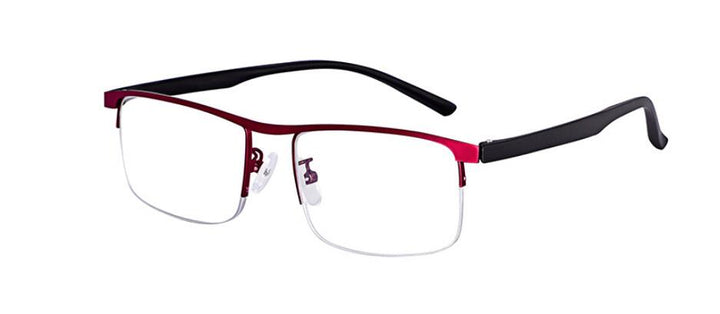 Intelligent Multifocal Progressive Unisex Reading Glasses And Dual-Use Anti-Blue Light Automatic Adjustment Eyewear Reading Glasses Evun Huo +100 Red 