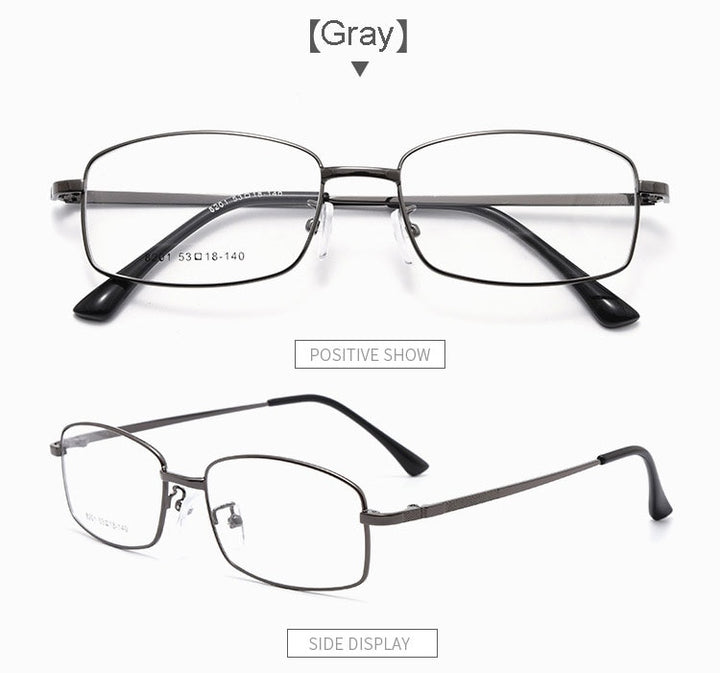Hotochki Men's Full Rim Titanium Alloy Frame Eyeglasses 8201 Full Rim Hotochki   