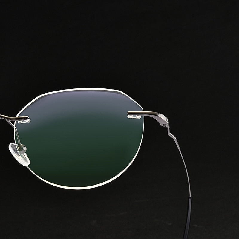 Men's Eyeglasses Ultralight Titanium Alloy Rimless S7052 Rimless Gmei Optical   