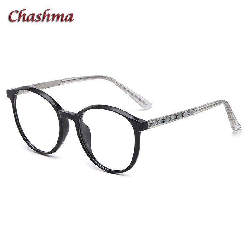 Chashma Ochki Women's Full Rim Round Tr 90 Titanium Eyeglasses 7838 Full Rim Chashma Ochki   