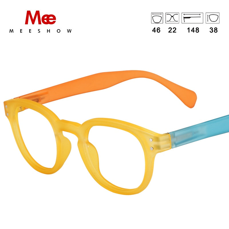 Meeshow Reading Glasses Women Red Eye Glasses With Diopter French 1513 +1.5 +2.0 +2.5 Reading Glasses Meeshow Mulity Yellow +100 