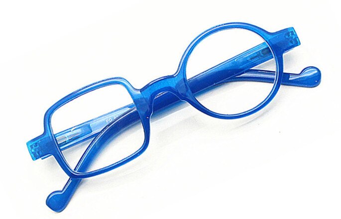 Unisex Eyeglasses Ultra-light Frame One Round One Square Frame Cubojue   