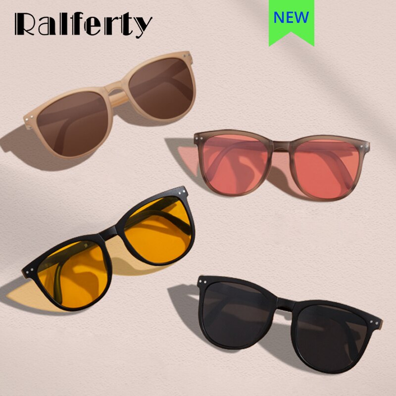 Ralferty Unisex Sunglasses Folding Polarized Square D125 Sunglasses Ralferty   