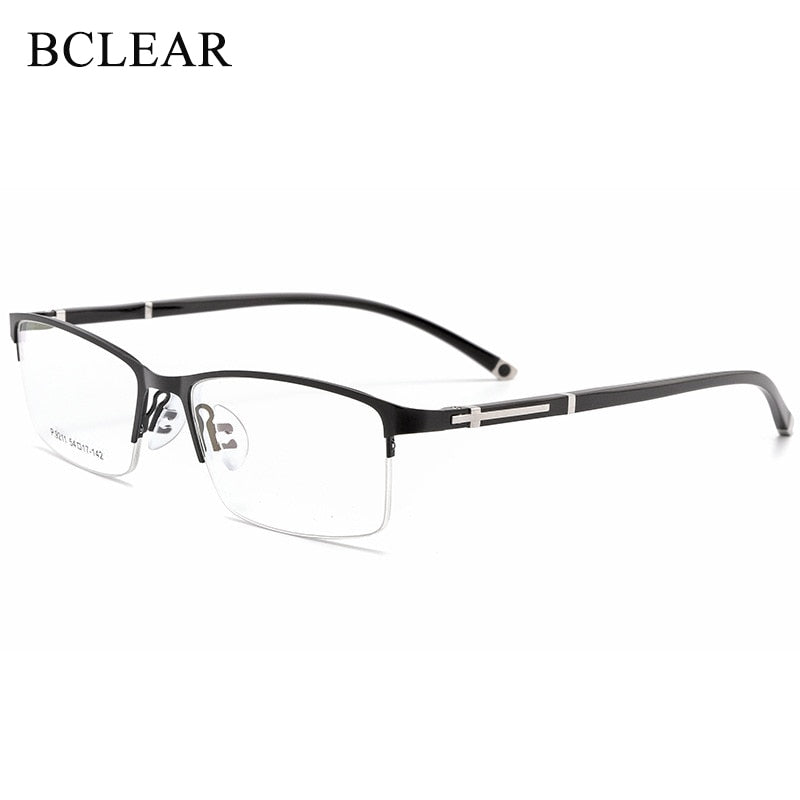 Unisex Optional Half/Full Rim Alloy Frame Eyeglasses 9211,9212 Full Rim Bclear   