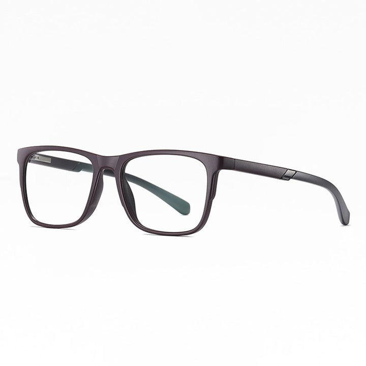Hotochki Unisex Full Rim TR-90 Resin Frame Eyeglasses 2309 Full Rim Hotochki Matte Crimson C175  