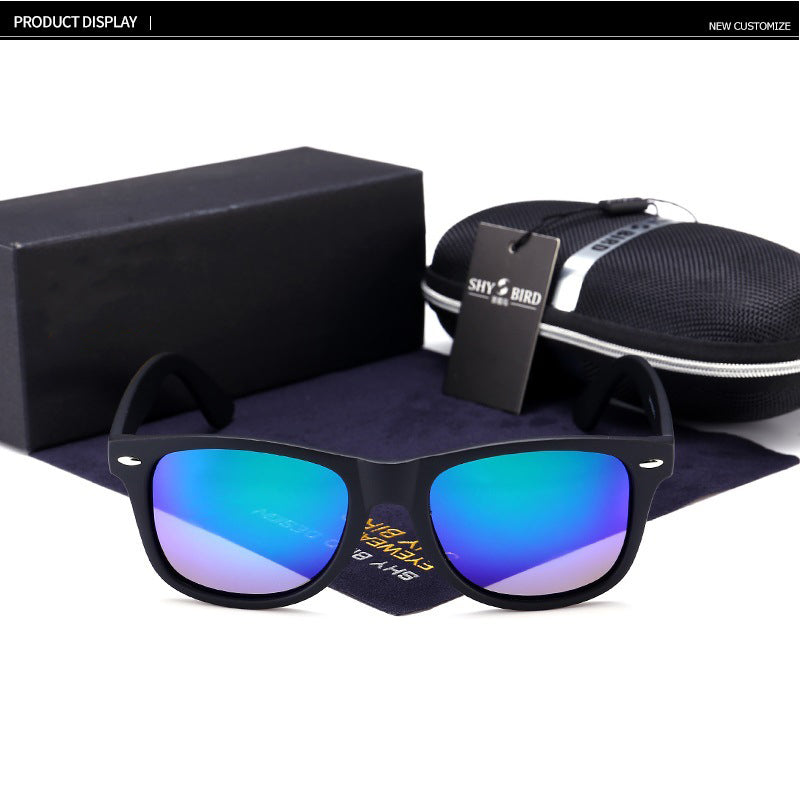 Hdcrafter Unisex Full Rim Square Acetate Frame Polarized Sunglasses 2140 Sunglasses HdCrafter Sunglasses   