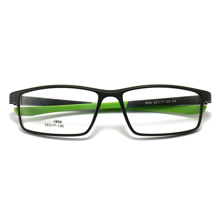 Hotochki Unisex Full Rim PC Plastic Resin Frame Eyeglasses 5806 Full Rim Hotochki   