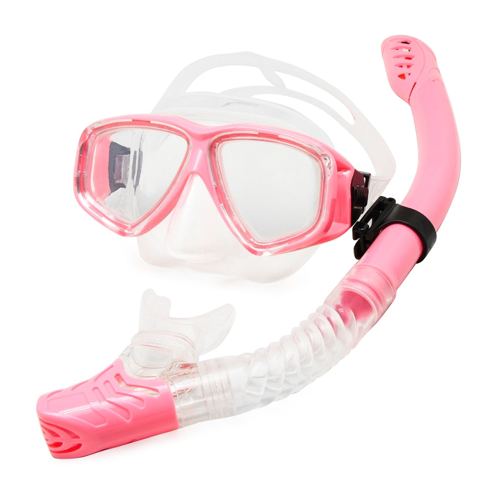 Unisex Customizable Myopic Strength Snorkel Goggles Goggles Enzodate   