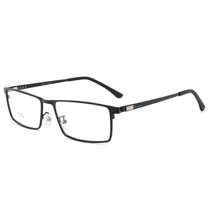 Men's Full Rim Alloy Frame Eyeglasses Spring Hinge 41002 Full Rim Bclear   