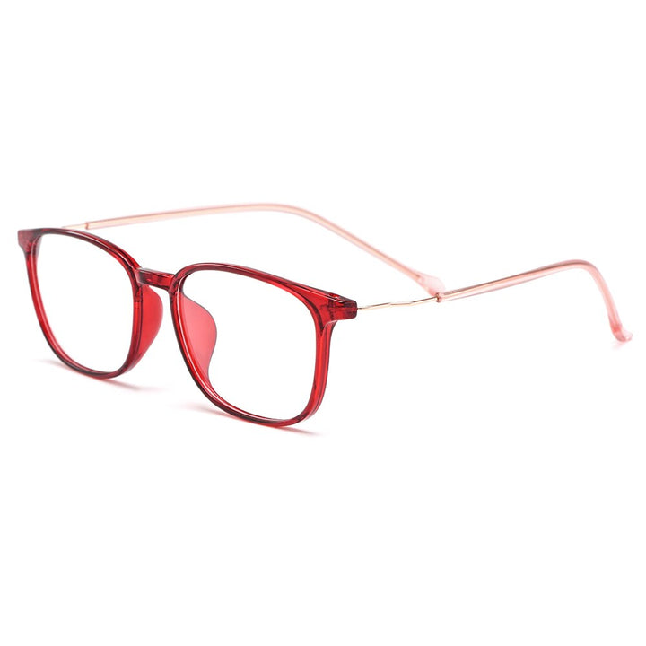 Gmei Women's Eyeglasses Ultralight Tr90 Plastic M3054 Full Rim Gmei Optical C4  