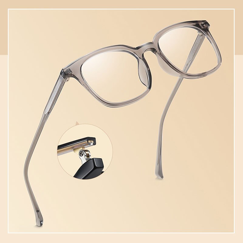 Hotony Women's Full Rim Acetate Square Frame Eyeglasses 9013 Full Rim Hotony   