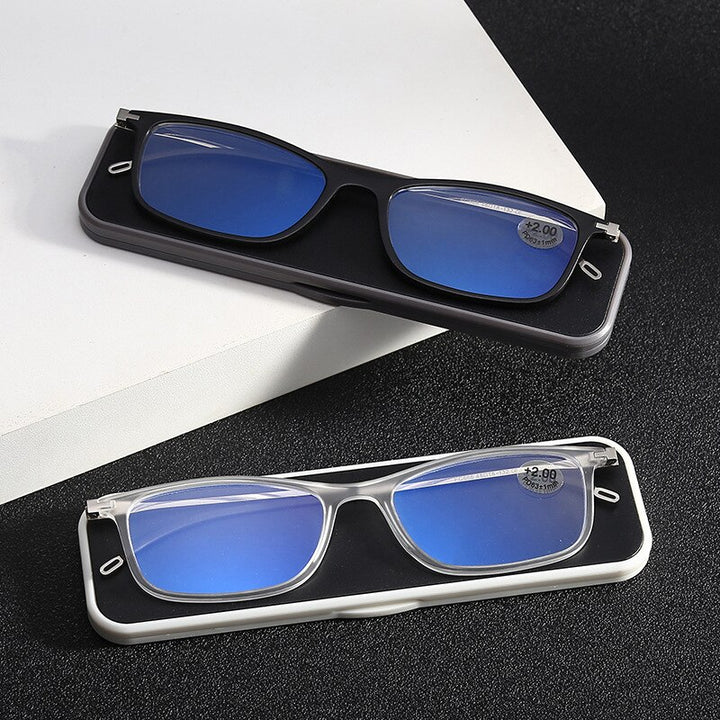 Unisex Full Rim Alloy Frame Anti Blue Light Lens Reading Glasses Xx666 Reading Glasses Bclear   