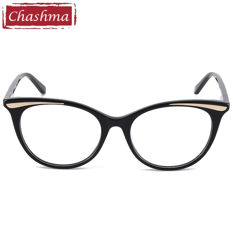 Women's Cat Eye Acetate Full Rim Frame Eyeglasses 110423 Full Rim Chashma   