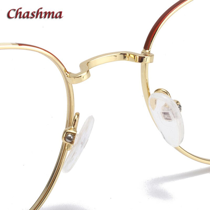 Chashma Ochki Women's Full Rim Square Cat Eye Alloy Eyeglasses 4120 Full Rim Chashma Ochki   