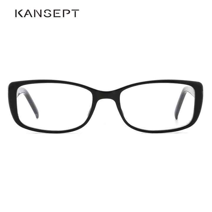Kansept Women's Full Rim Square Tr 90 Titanium Frame Reading Glasses Fl1809 Reading Glasses Kansept   