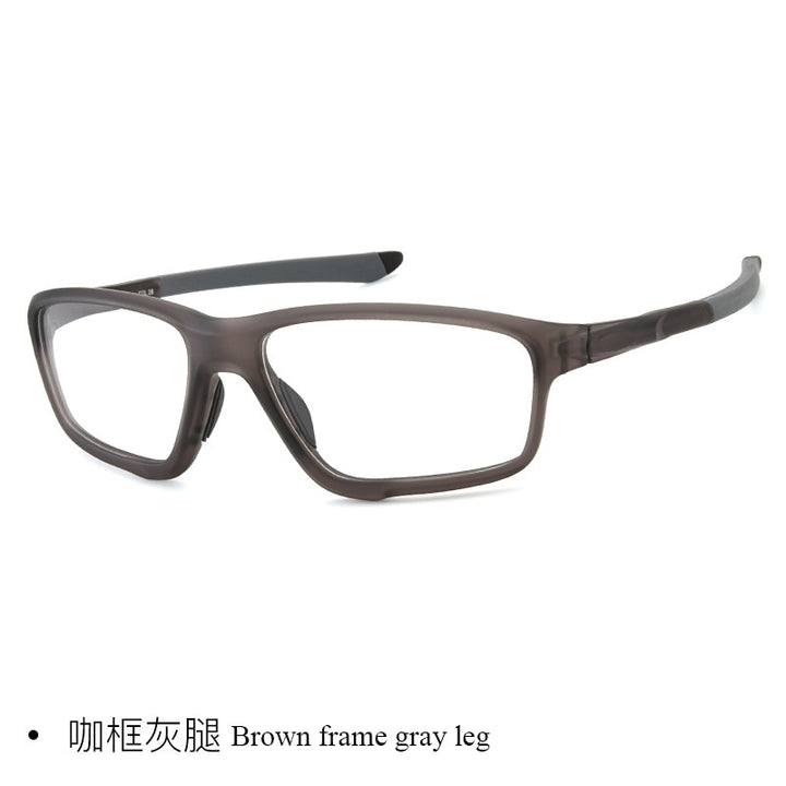 Bclear Men's Eyeglasses Tr 90 Sports Z9231 Sport Eyewear Bclear brown gray  