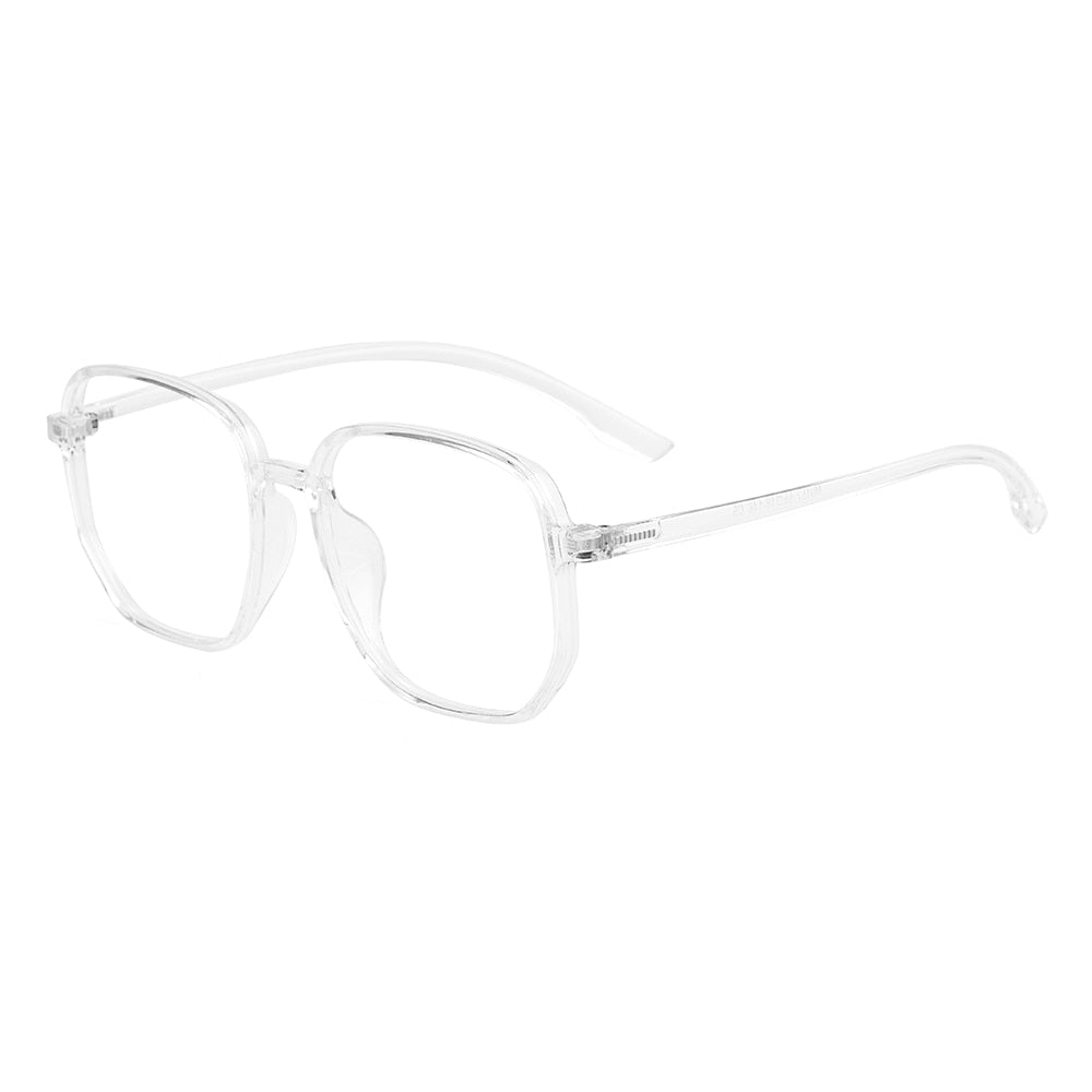 Unisex Eyeglasses Tr90 Frame Transparent Large Size Ultralight Plastic M9157 Frame Gmei Optical C5  