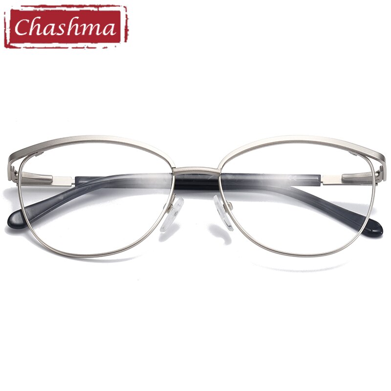 Women's Alloy Frame Cat Eye Full Rim Eyeglasses 4109 Full Rim Chashma   