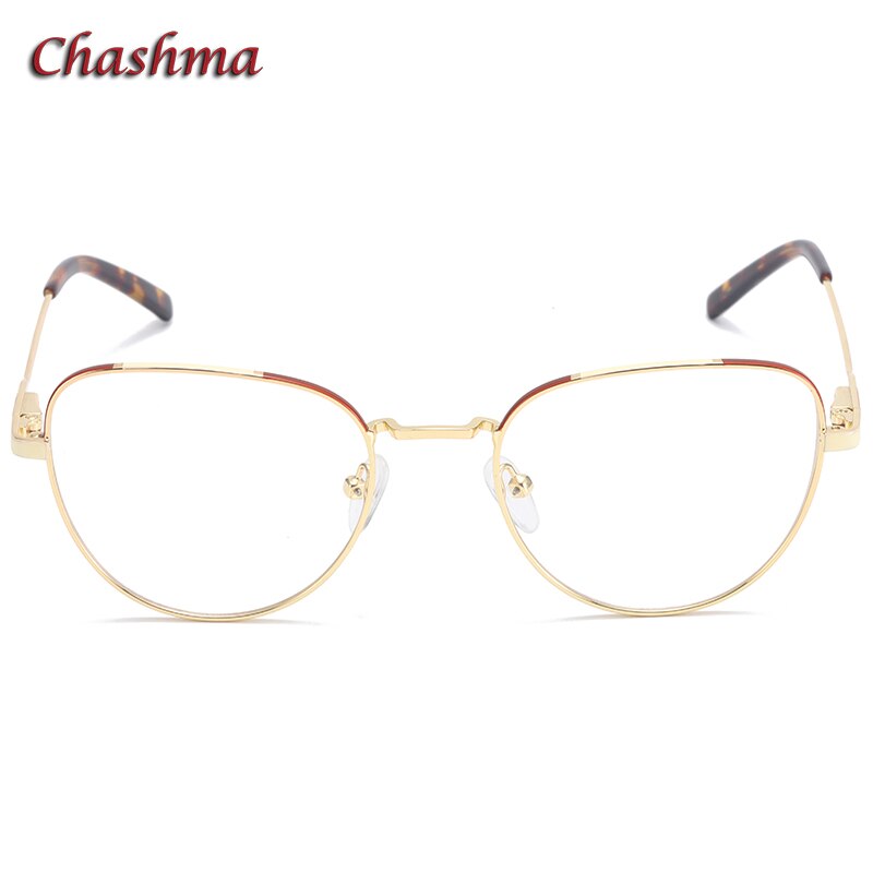 Chashma Ochki Women's Full Rim Square Cat Eye Alloy Eyeglasses 4120 Full Rim Chashma Ochki   