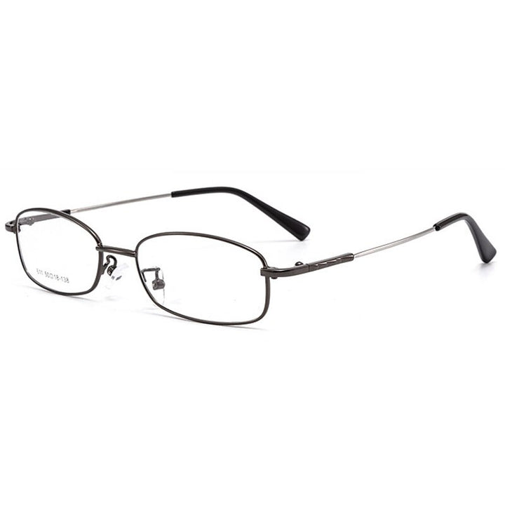 Hotochki Unisex Full Rim Alloy Frame Eyeglasses 611 Full Rim Hotochki gray  