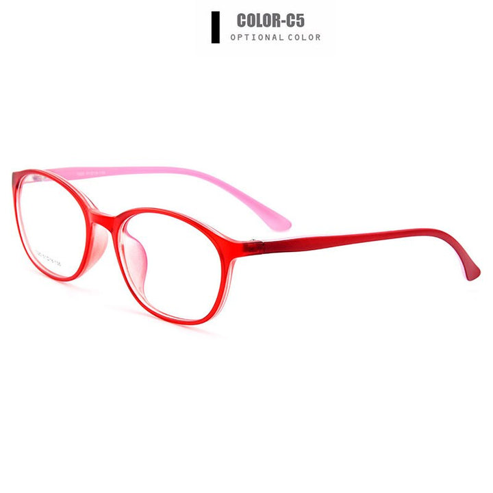 Women's Eyeglasses Oval Ultralight Tr90 Frame Y1020 Frame Gmei Optical C5  