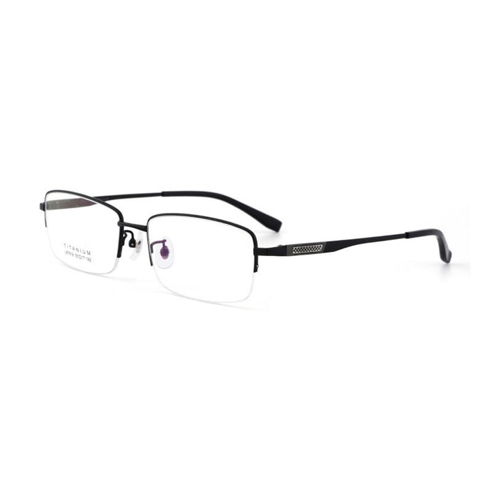 Hotochki Men's Titanium Memory Alloy Frame Eyeglasses Lr7818 Frame Hotochki black  