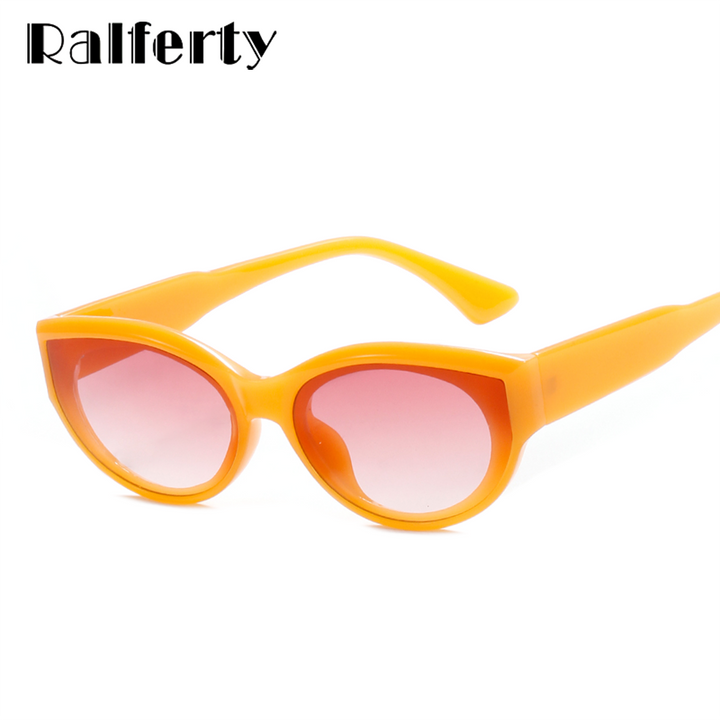 Ralferty Women's Sunglasses Cat Eye Small Frame W2215 Sunglasses Ralferty   