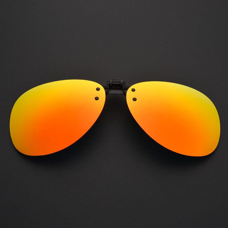 Cook Shark Polarized Men's Sunglasses Clip Driving Glasses Clip Driving Uv Sunglasses Cook Shark Orange China Black