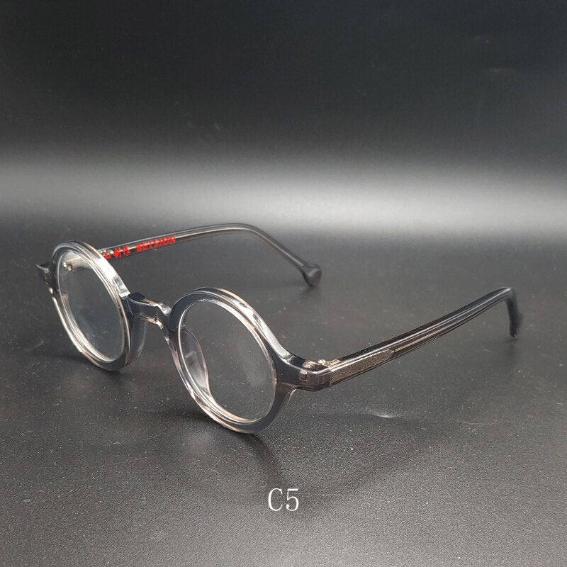 Unisex Retro Small Round Eyeglasses Acetate Frame 916 Frame Yujo C5 China 