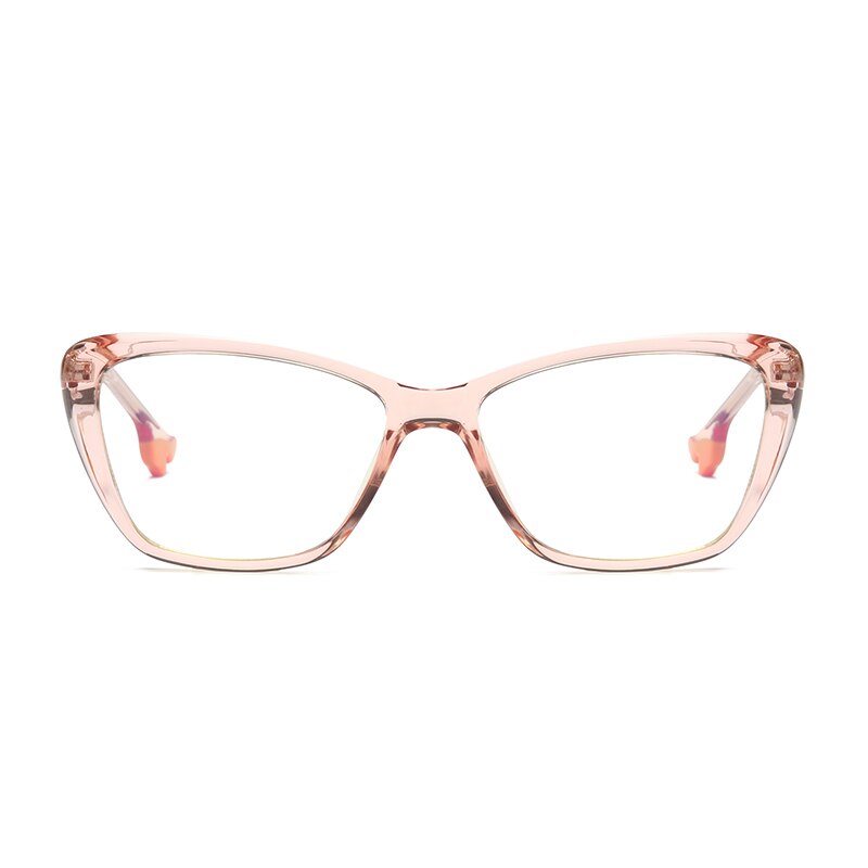 Oveliness Women's Full Rim Square Cat Eye Tr 90 Titanium Eyeglasses Pf2029 Full Rim Oveliness   