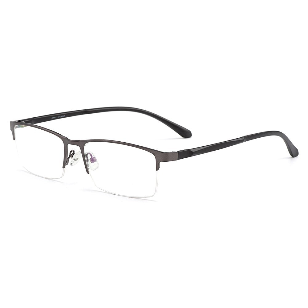 Men's Eyeglasses Alloy Frame Flexible Temples Legs IP Electroplating S61006 Frame Gmei Optical C22  